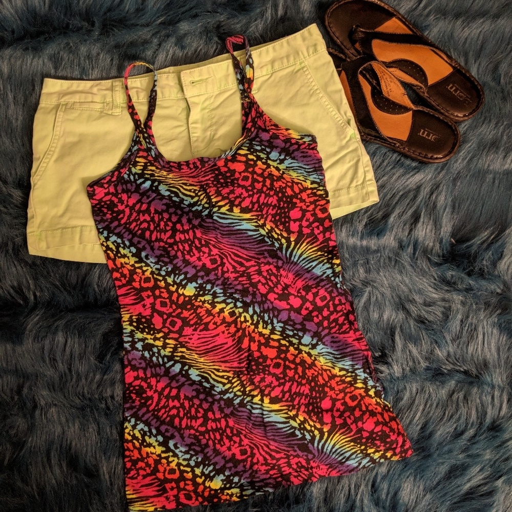 Multicolored Zebra Tank